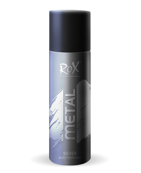 rox metal silver body perfume