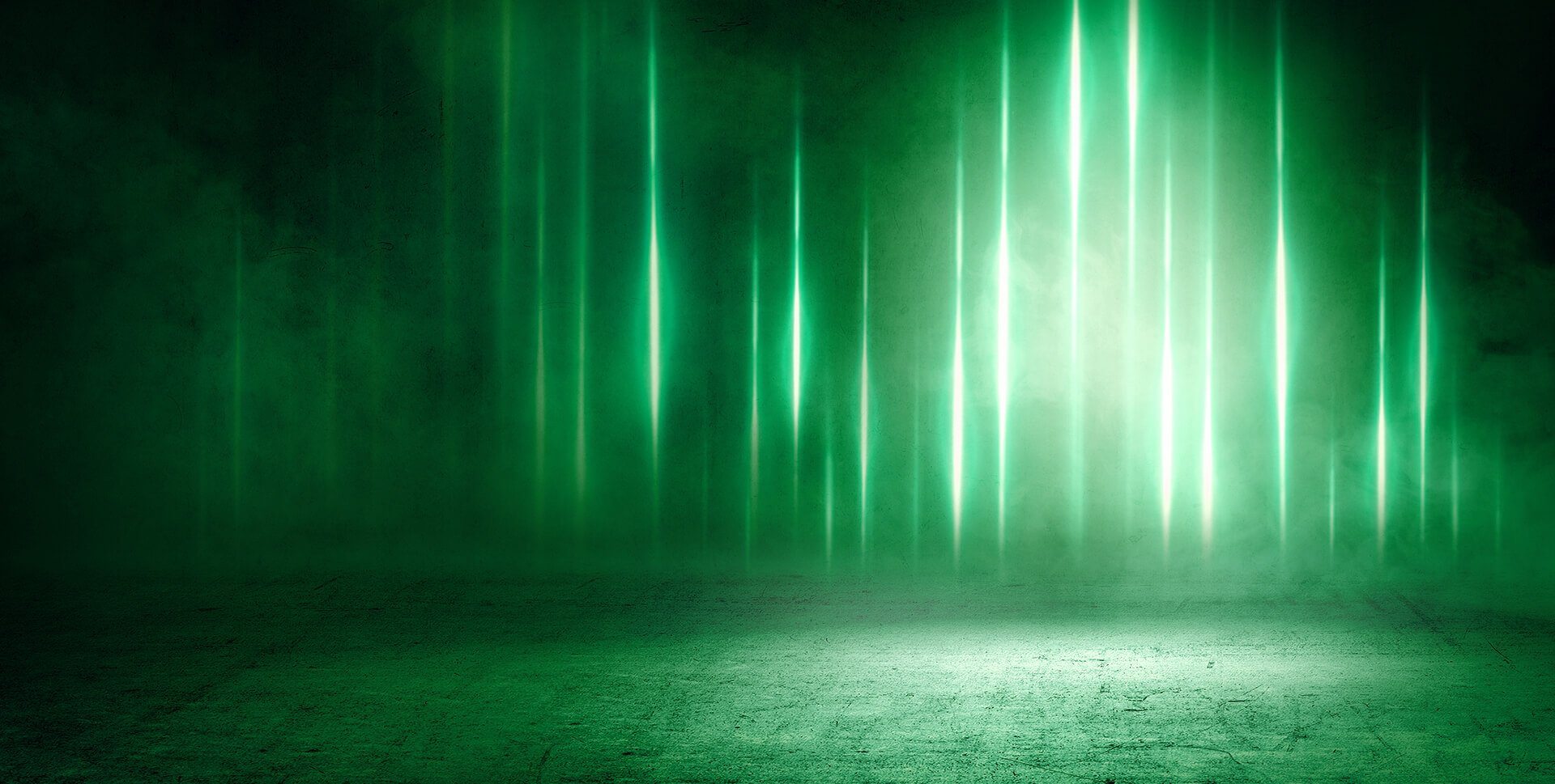 green background six